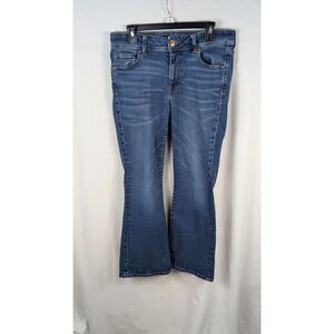 American Eagle Kick Boot Jeans Blue Women's Size 14 Short